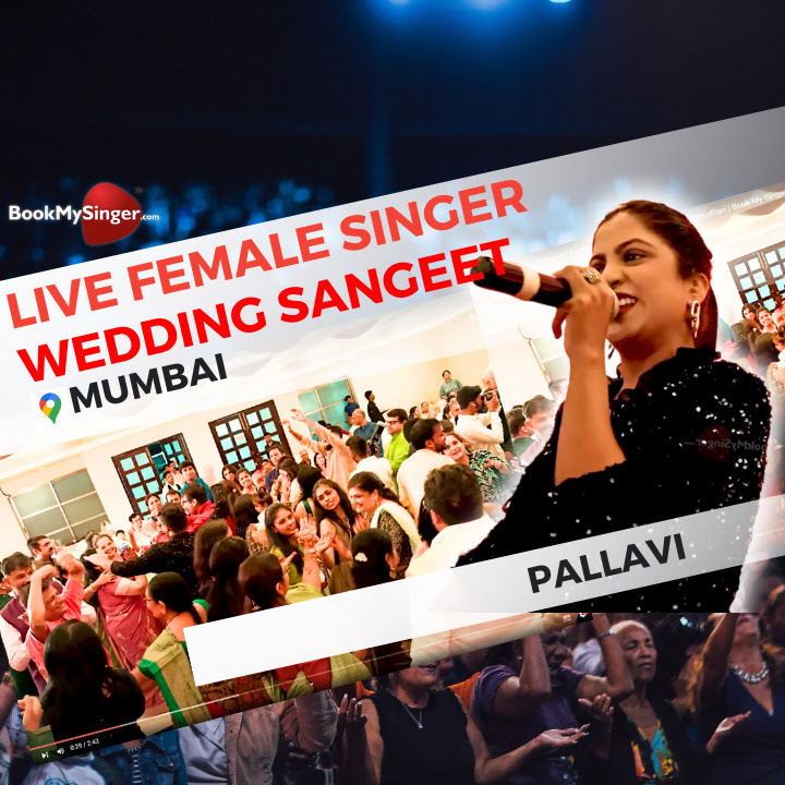 Live female singer for wedding sangeet in Mumbai
