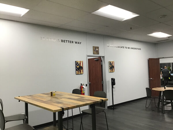 Custom Office Lobby Signs in Dallas
