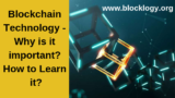 Blockchain Technology – Why is it important? How to Learn it?