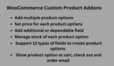 WooCommerce Custom Product Addons