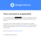 How To Gain Expected Outcomes From Suspended Adwords Account?