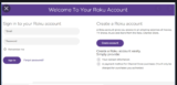 Create Roku account using Roku.com/link?